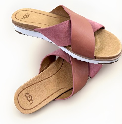Ugg women pink cross strap - women's,