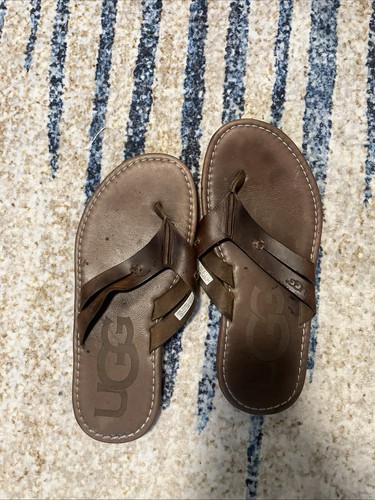 Ugg flip flops - suede, 10